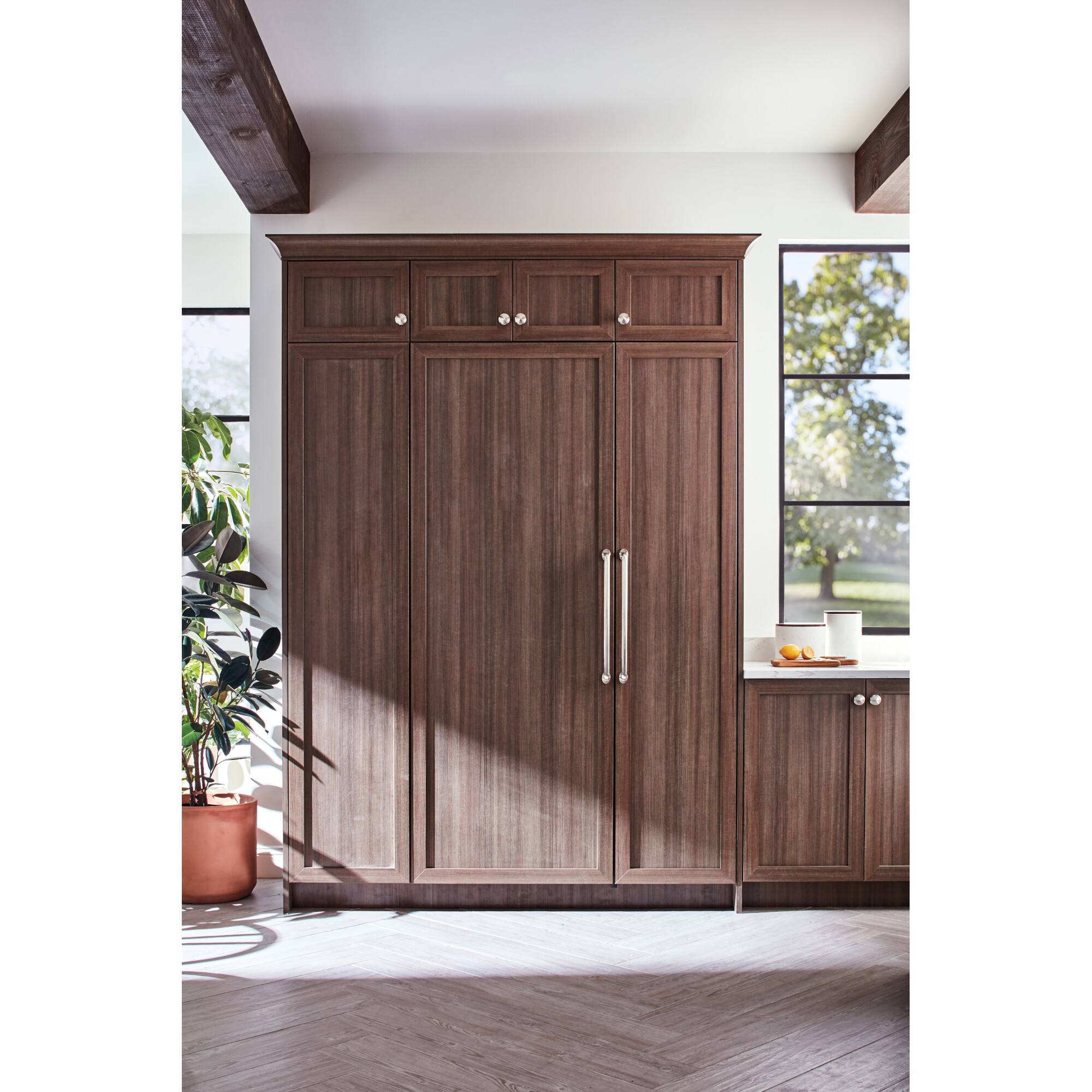 Alt View 1. SKS - 9.6 Cu. Ft. Upright Wi-Fi Freezer - Custom Panel Ready.