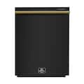 Forno Appliances - Pozzo 24" Top Control Built-In Stainless Steel Tub Dishwasher with 3rd Rack and 49dBA - Black
