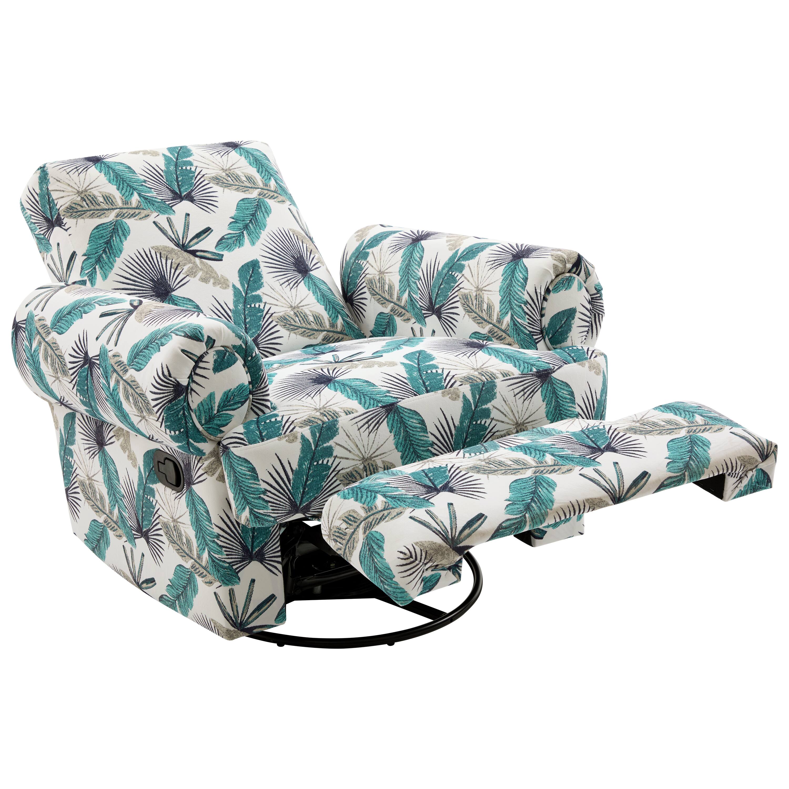 Alt View 5. TinyHomie - Manual Recliner Sofa Swivel Recliner Rocker Chair with Adjustable Backrest for Living Room Bedroom - Brown.