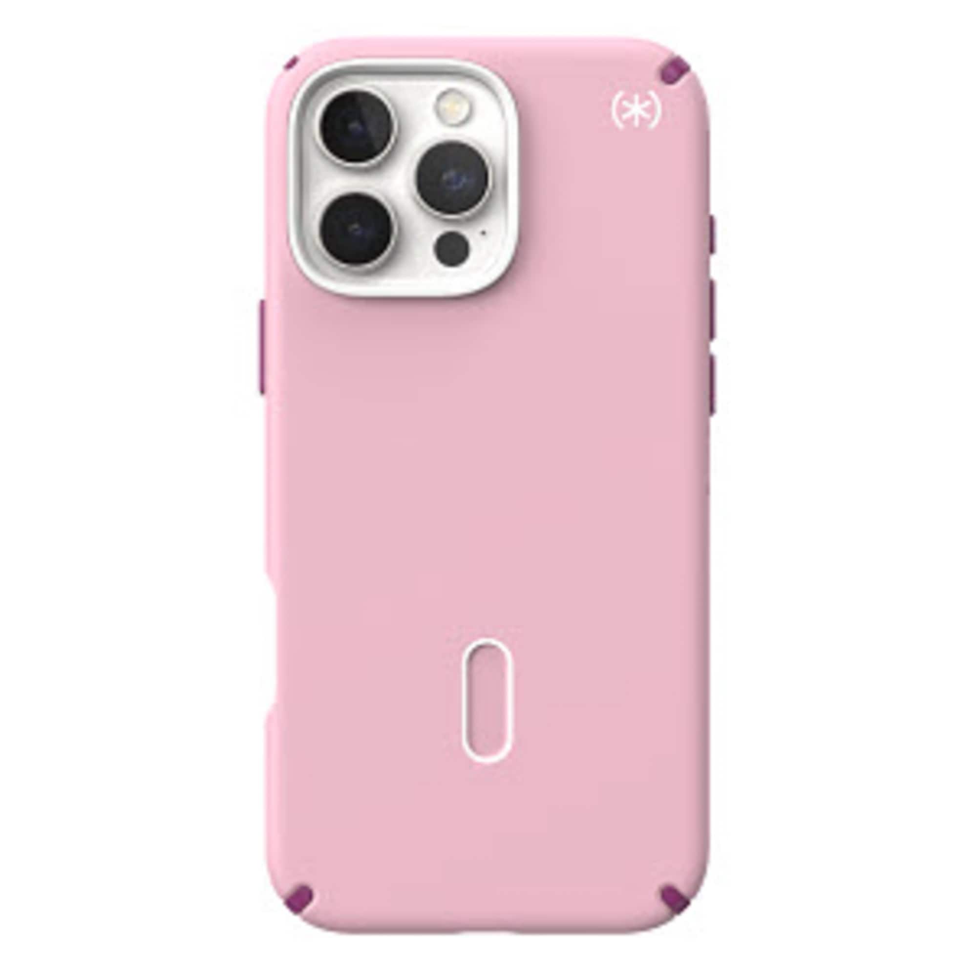 Front. Speck - Presidio2 Pro ClickLock Case with MagSafe for Apple iPhone 16 Pro Max - Wednesday Pink.