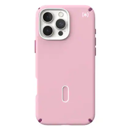 Front. Speck - Presidio2 Pro ClickLock Case with MagSafe for Apple iPhone 16 Pro Max - Wednesday Pink.
