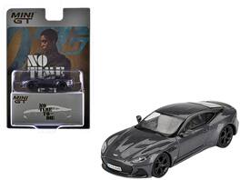 Mini GT - Aston Martin DBS RHD (Right Hand Drive) Metallic 007 James Bond "No Time to Die" (2021) Movie Limited Edition 1/64 - Gray