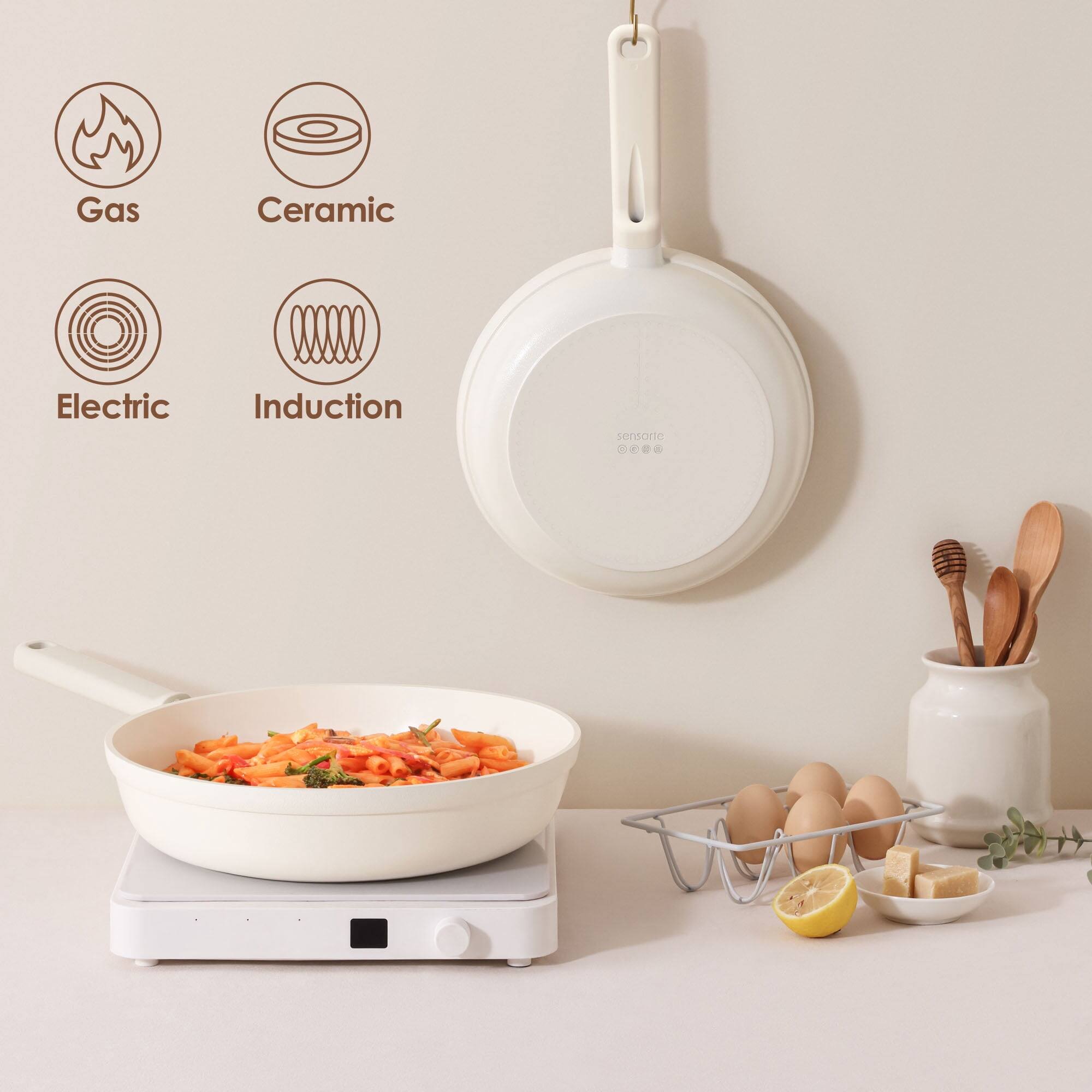 Gas  
Ceramic  
Electric  
Induction  
sensorie