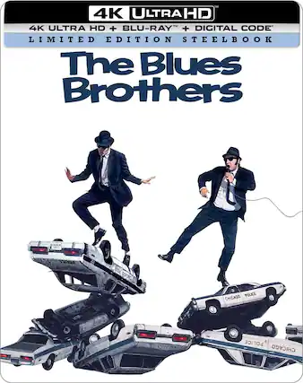 Front. The Blues Brothers (45th Anniversary) (Steelbook) - 4K Blu-Ray.