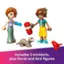 Includes 2 minidolls, plus ferret and bird figures.