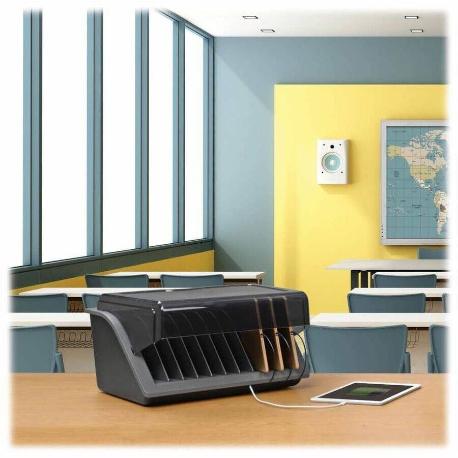 Alt View 3. Tripp Lite - Eaton Tripp Lite Series 10-Device Desktop USB Charging Station for Tablets, iPads and E-Readers - Wired - Notebook.