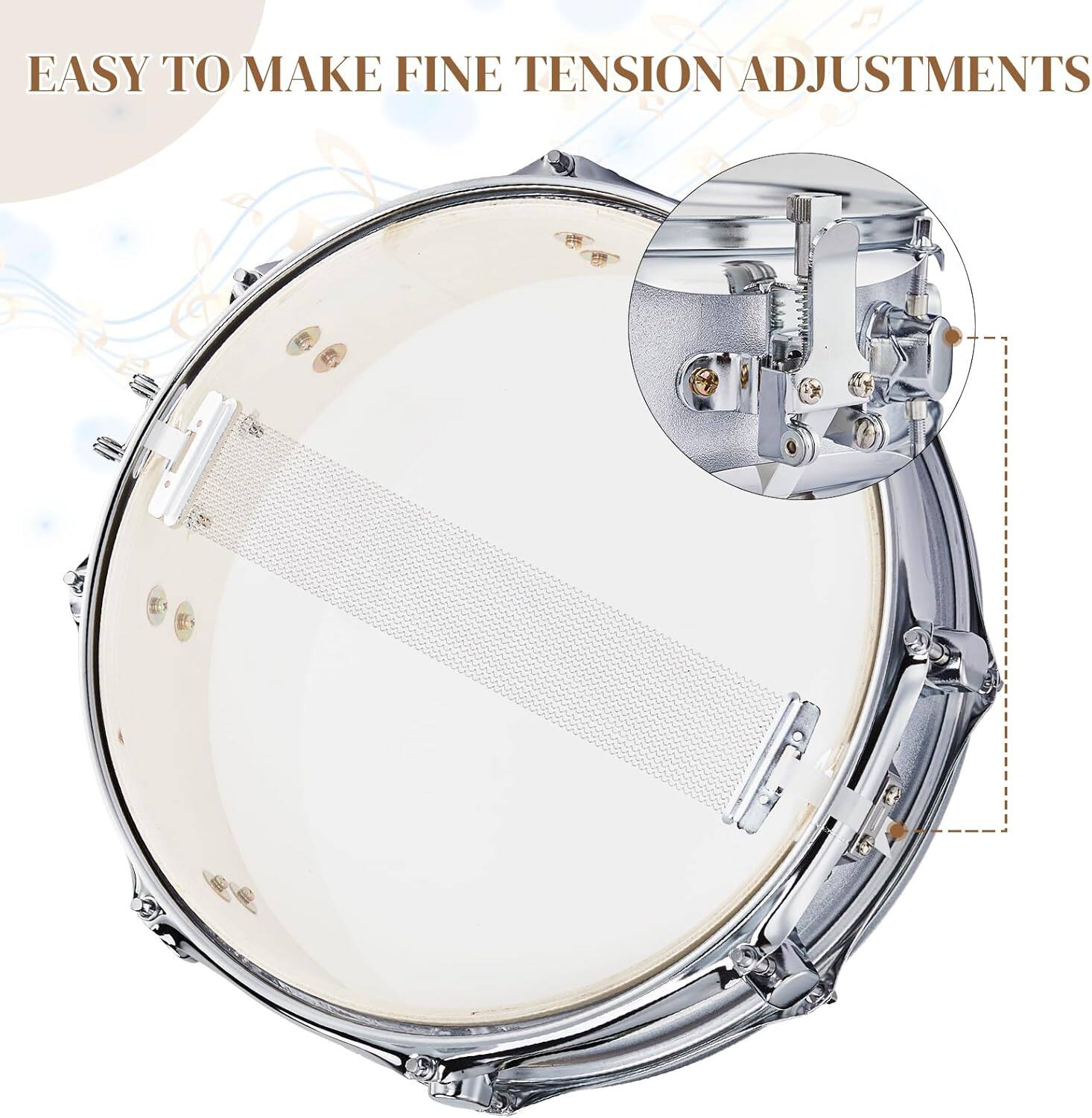 EASY TO MAKE FINE TENSION ADJUSTMENTS