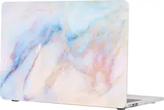 Front. SaharaCase - Arts Case for Apple MacBook Air 13.6" M2 and 13" M3 Chip Laptops - Marble Blue.