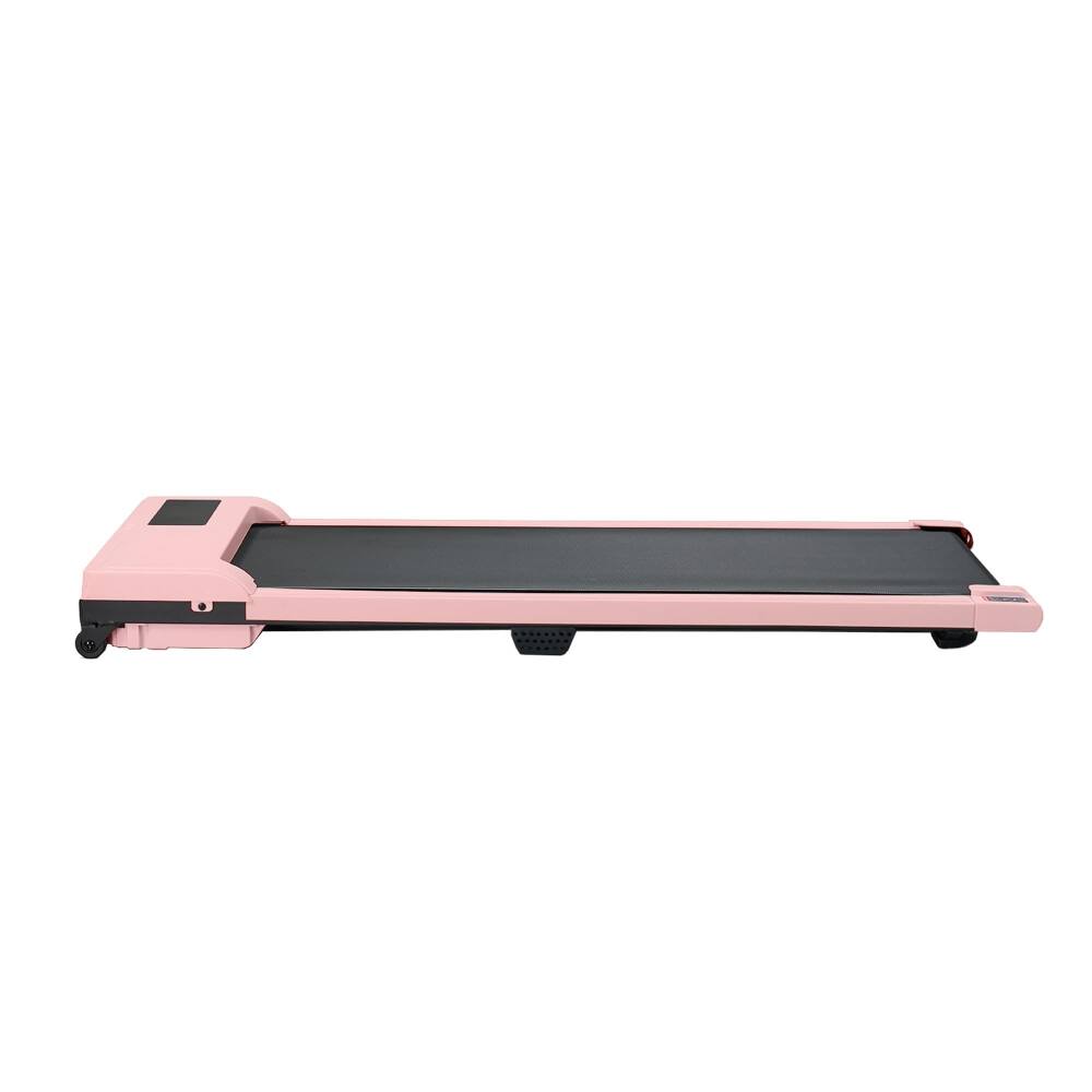 Alt View 8. Loheer - Loheer Pink Walking Pad 3 in 1 Portable Treadmill with Quiet Brushless Motor Under Desk Compact Home Office Workout - Pink.