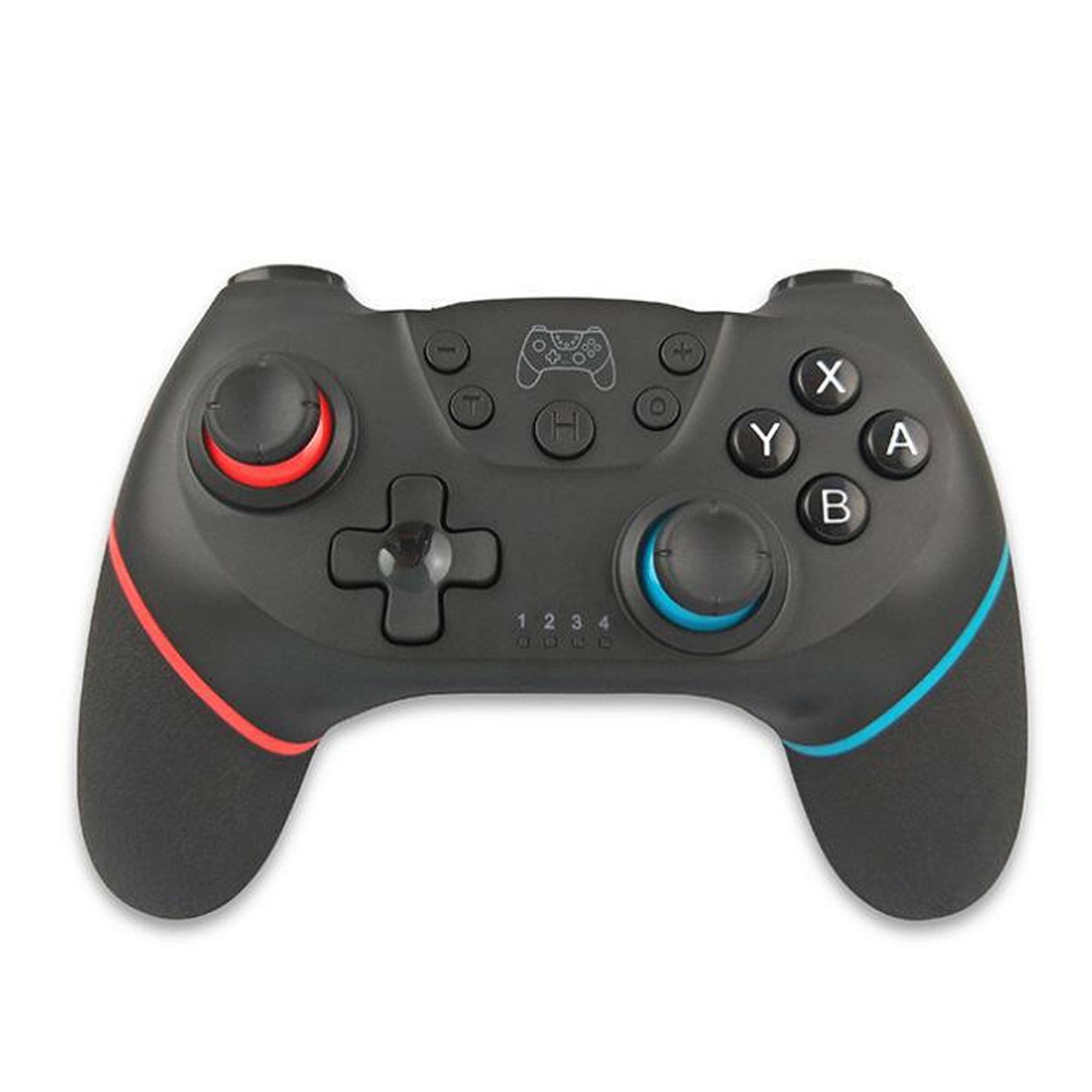 Left red, right blue