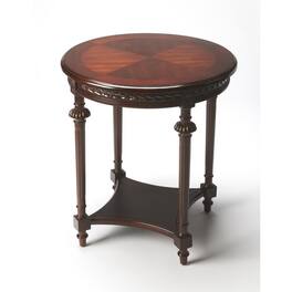 Butler Specialty - Hellinger Round End Table - Dark Brown