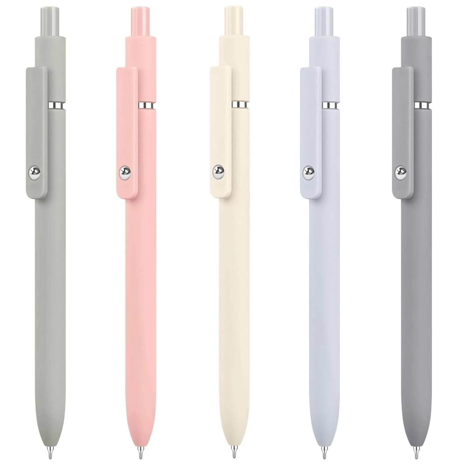 Alt View 5. Paradigms Interiors - Pens For School Cool Stuff Aesthetic Pen Office College Supplies Teen Girl Gifts Trendy Gel Men Women Student(5 Morandi).