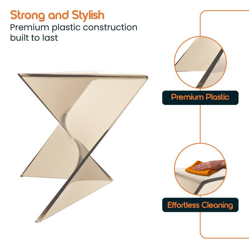 Strong and Stylish  
Premium plastic construction built to last  

Premium Plastic  
Effortless Cleaning