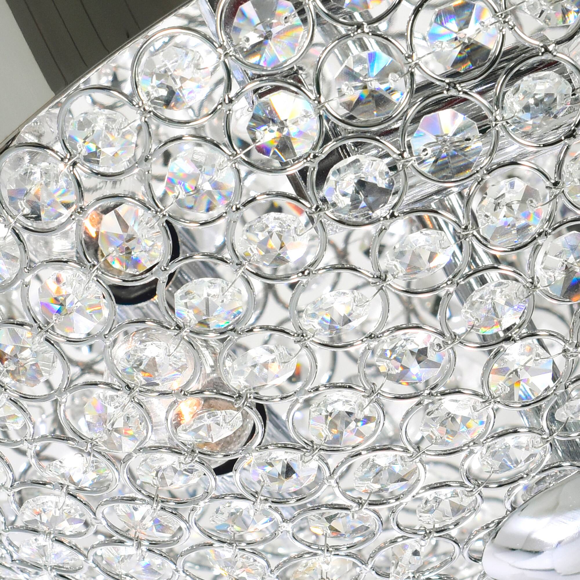 Alt View 1. CWI Lighting - Globe 3 Light Bowl Flush Mount With Chrome Finish - Chrome.