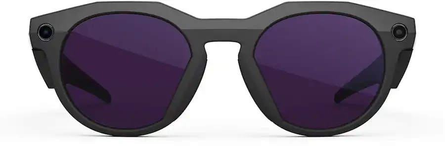 Oakley Meta HSTN glasses Clear to Amethyst Transitions Lenses