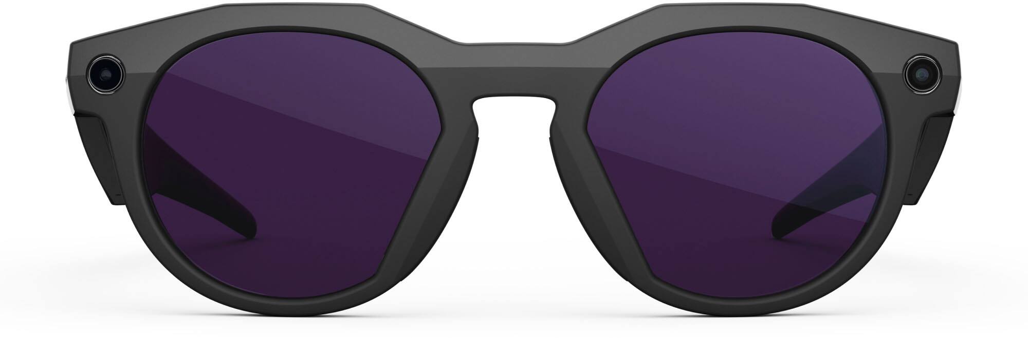 Alt View 18. Oakley Meta - HSTN glasses - Clear to Amethyst Transitions Lenses - Black.