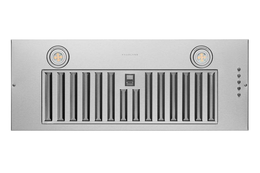 Front. Hauslane - Hauslane IN-R100 30-in Insert Convertible Range Hood (11.25 in. Deep) with Stainless Steel Filter - Silver.