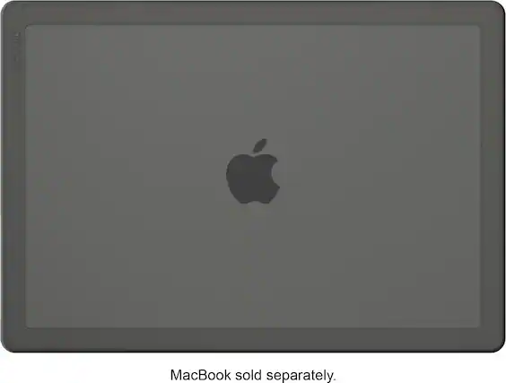 Front. Incase - Edge Hard Shell Case for MacBook Pro 16-inch M3 2023 and M4 2024, M5 2026 - Black.