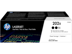 f2 LASERJET hp LASERJET Dual Pack / Pack de Deux / Pack Doble X MANDSN SNGEL 639 M BR1 TOlye H NEW KONG TOEL CF500XD 202x Black Noire High Yield Toner Cartridges 2 Cartouches de toner hout rendement Great Savings! / Aubaine ! HP LaserJet Pro M254, MFP M281