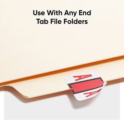 Use With Any End Tab File Folders