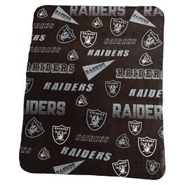 Logo Brands - Las Vegas Raiders 50" x 60" Classic Fleece Blanket - Multicolor