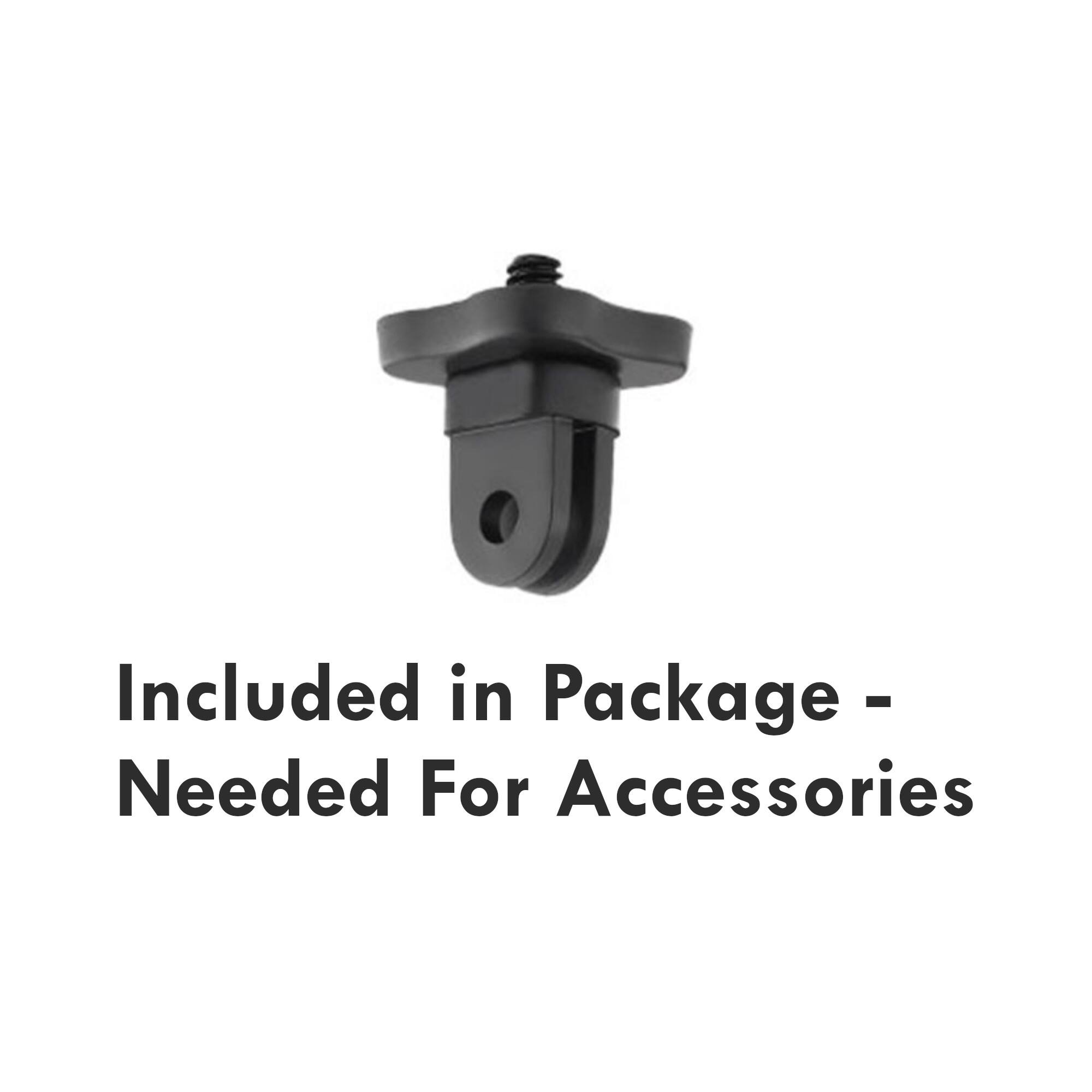 Included in Package - Needed For Accessories