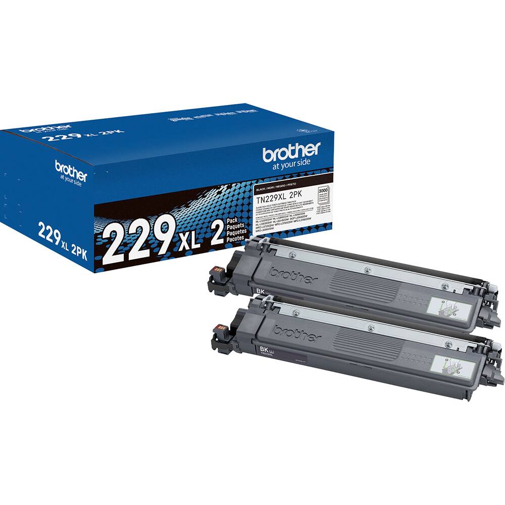 ace 2PK 229 2L brother side brother at your side - VE -AT - 3000 TN229XL 2PK Pack - Pack - 229 XL 229 XL 2 Pacotes Paquetes 2PK brother BK brother BK