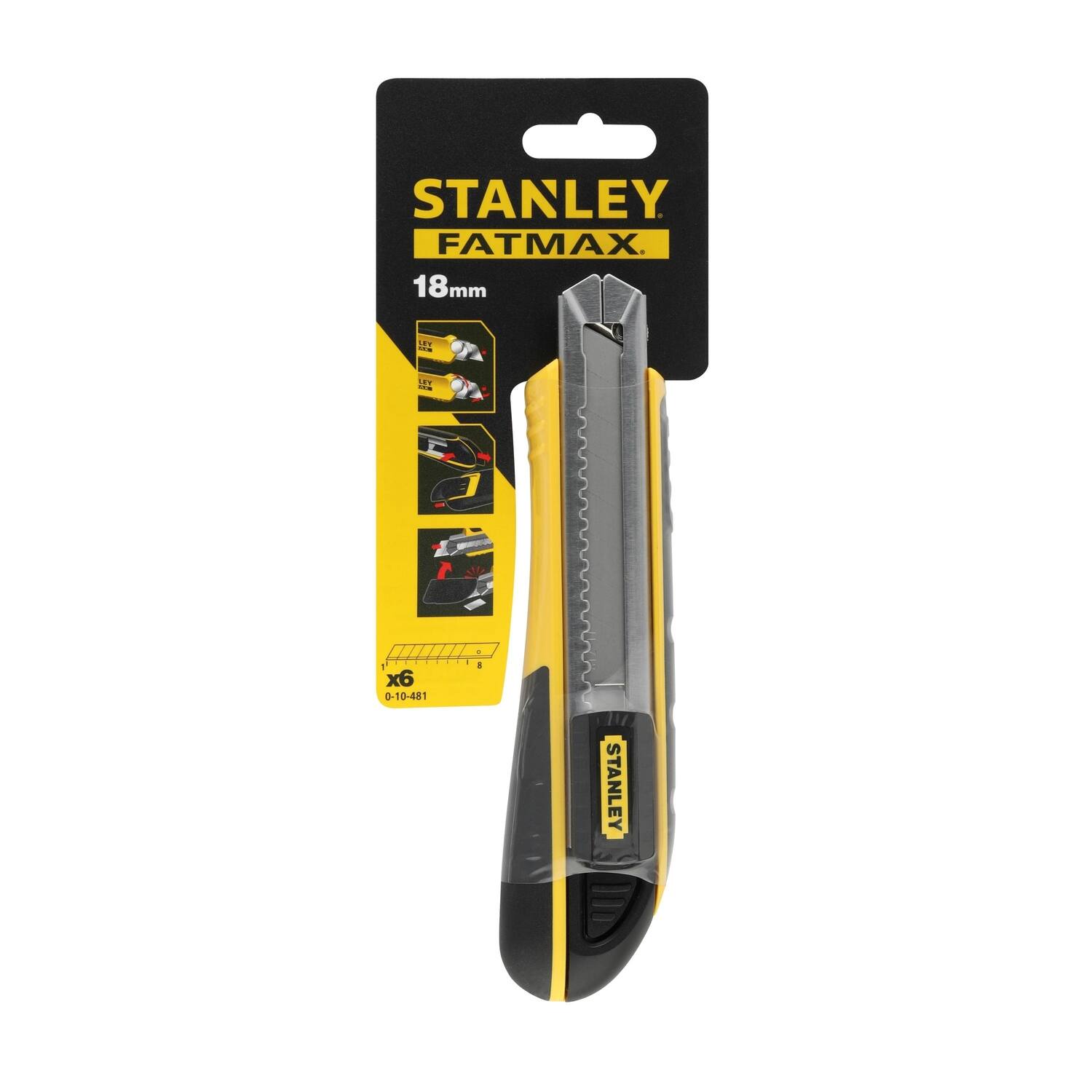 STANLEY FATMAX. 18mm 1E 7 I x6 4 0-10-481 - - a STANLEY