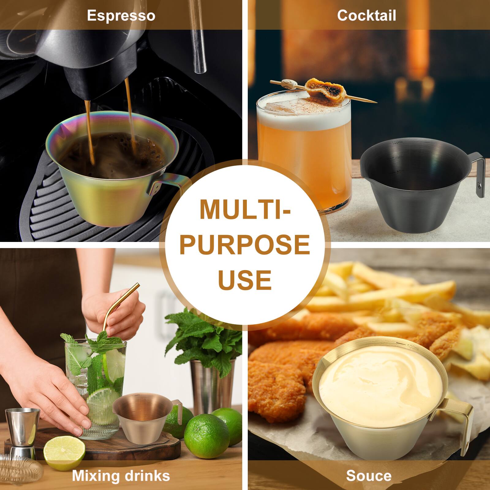 Espresso Cocktail  
MULTI-PURPOSE USE  
Mixing drinks  
Source