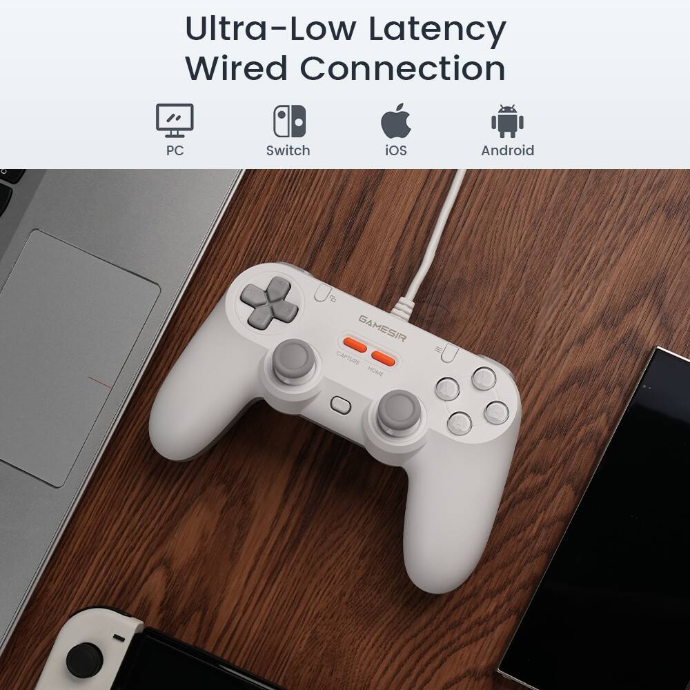 Ultra-Low Latency Wired Connection

PC Switch iOS Android

GAMESIR