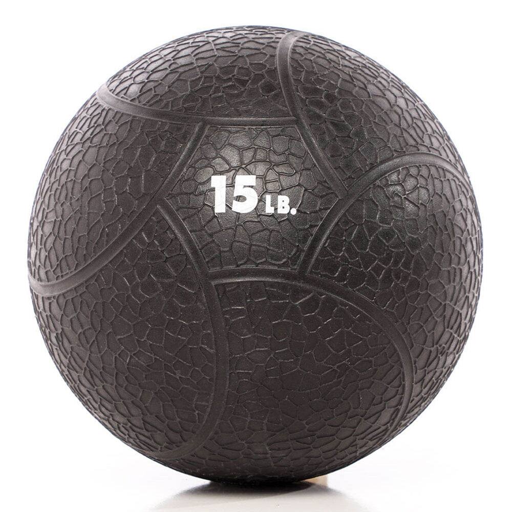 Alt View 5. Power Systems - Elite Power Medicine Ball Prime - Rubber Weighted Exercise Ball, 30 lb - Blue.