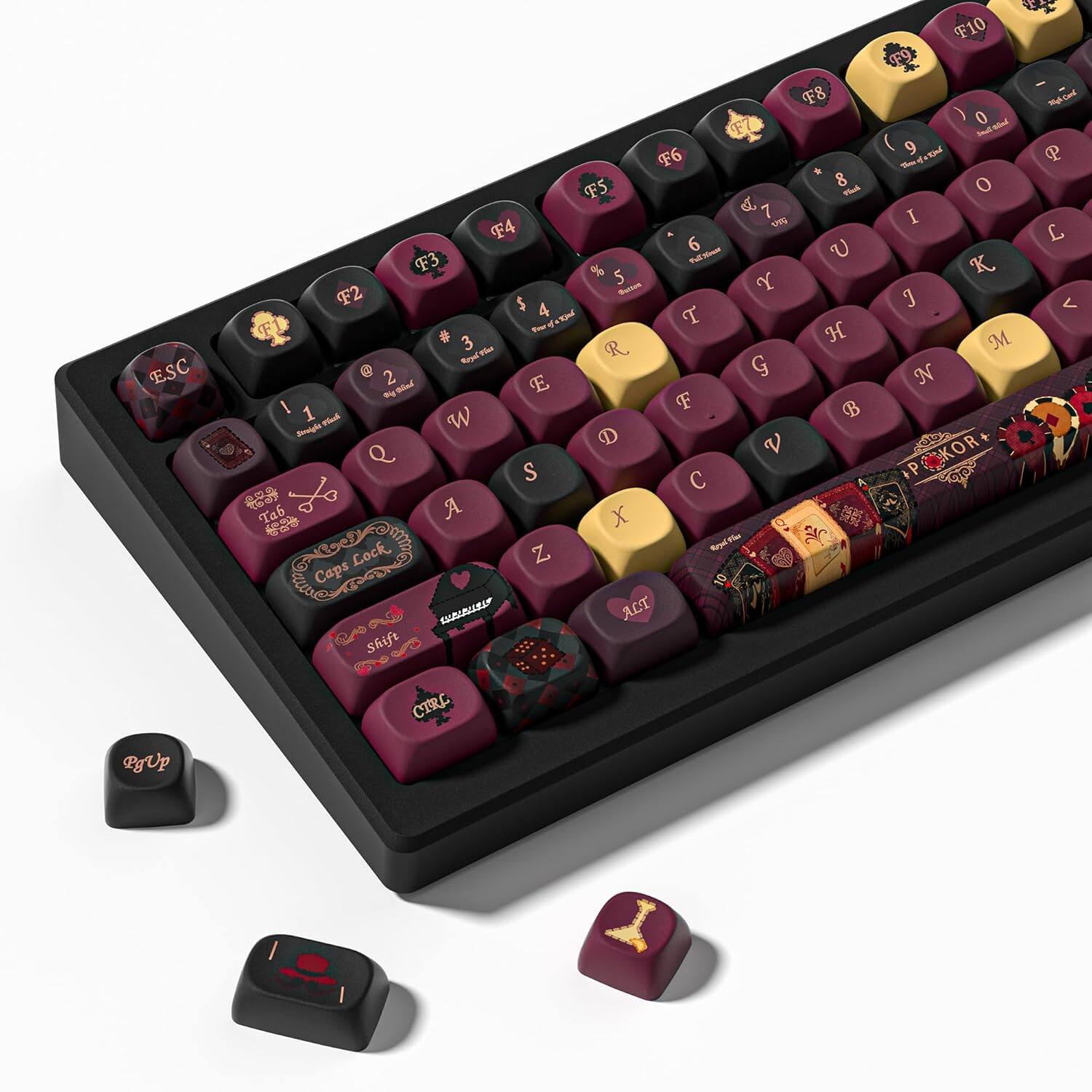 ESC F1 F2 F3 F4 F5 F6 F7 F8 F9 F10 F11 F12 1 2 3 4 5 6 7 8 9 0 - = Backspace Tab Q W E R T Y U I O P [ ] \ Caps Lock A S D F G H J K L ; ' Shift Z X C V B N M , . / Ctrl Alt Space