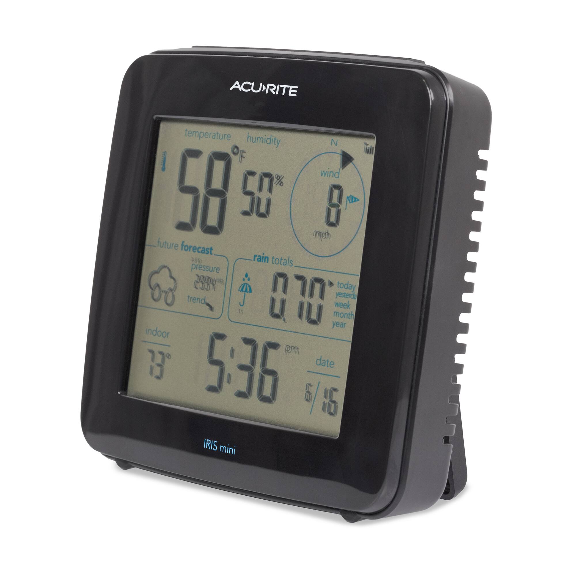 Alt View 11. AcuRite - Iris (5-in-1) Weather Station - White/Black.