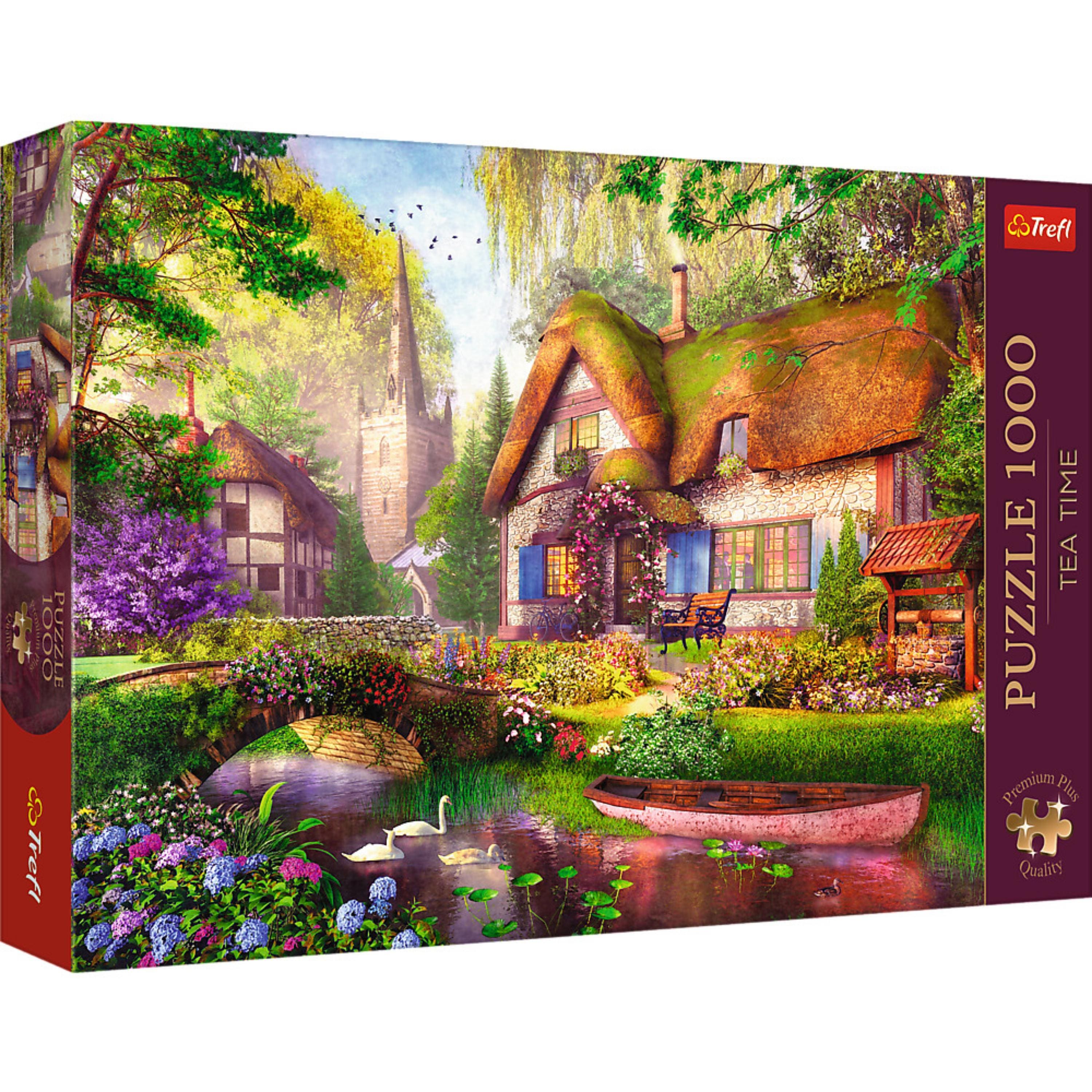 Trefl - Premium Plus 1000 Piece Puzzle - The Woodland Cottage price history on PriceWatchPro
