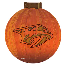 Fan Creations - Nashville Predators 12'' Pumpkin Sign - Orange