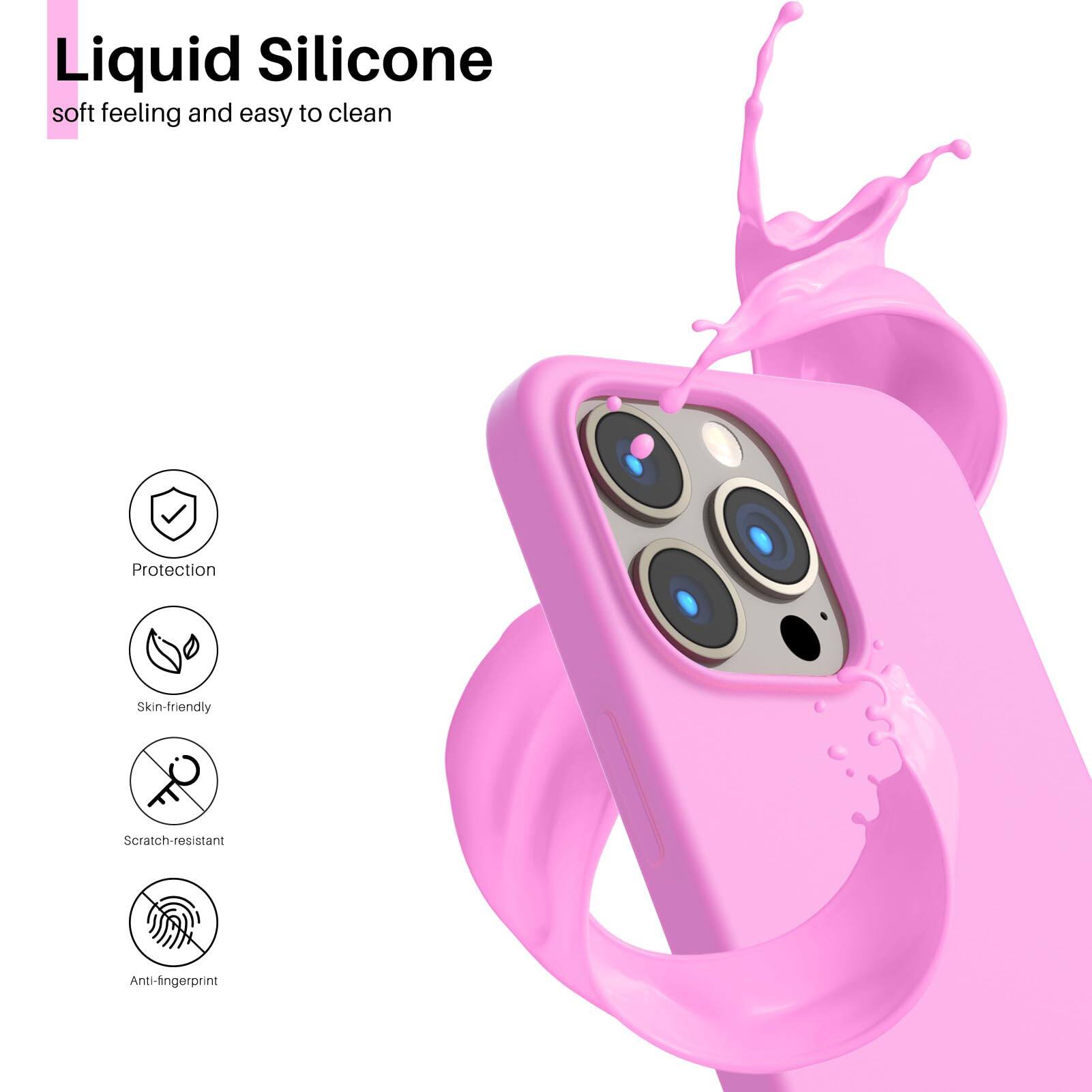Liquid Silicone, soft feeling and easy to clean, Protection, Skin-friendly, Scratch-resistant, Anti-fingerprint