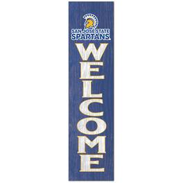 Jardine - San Jose State Spartans 12'' x 48'' Outdoor Leaner Welcome Sign - Blue