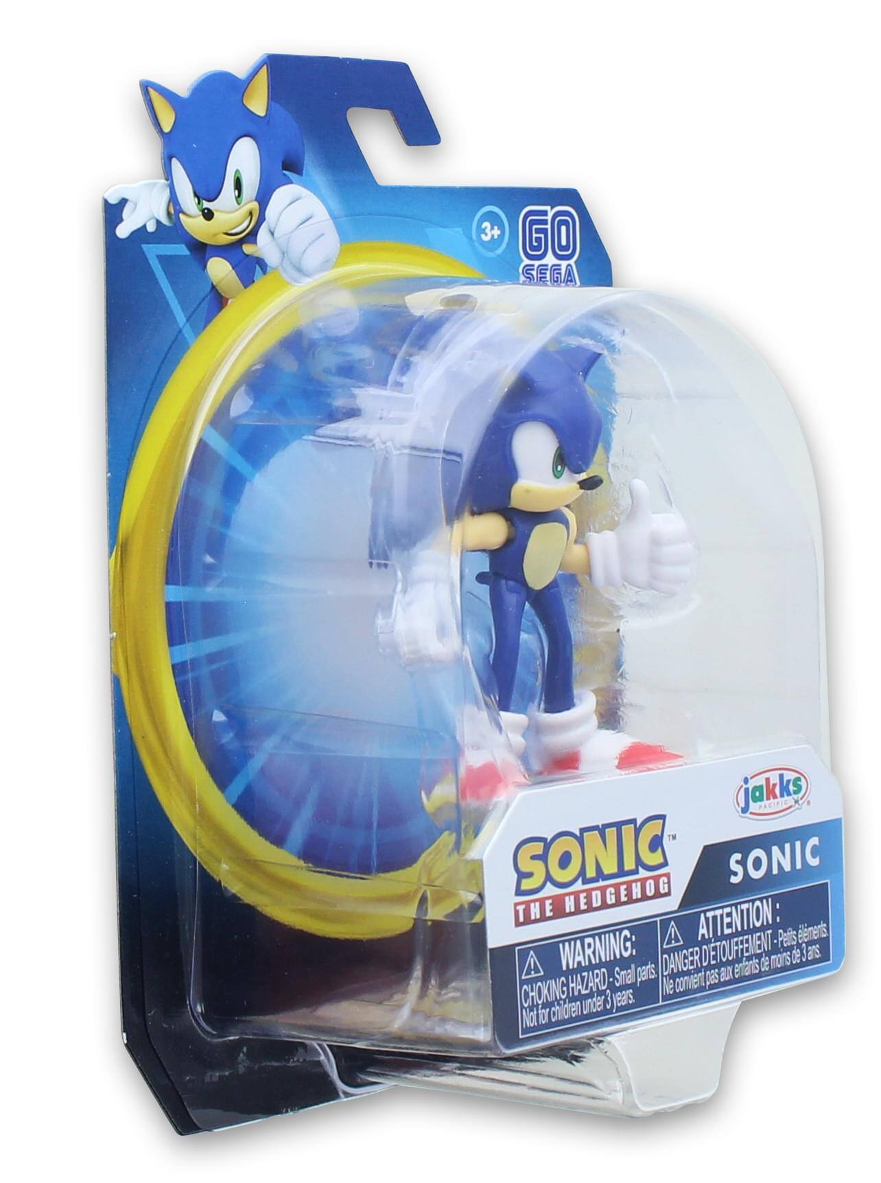 7 3+ GO SEGA SONIC HEDGEHOG SONIC THE ATTENTION: Pels Blimerts WARNING: DANGER D'ETOUFFEMENT- Peut être dangereux pour les enfants de moins de 3 ans HAZARD- Small parts Ne convient pas aux enfants de moins de 3 ans CHOKING HAZARD- Small parts Not for children under 3 years