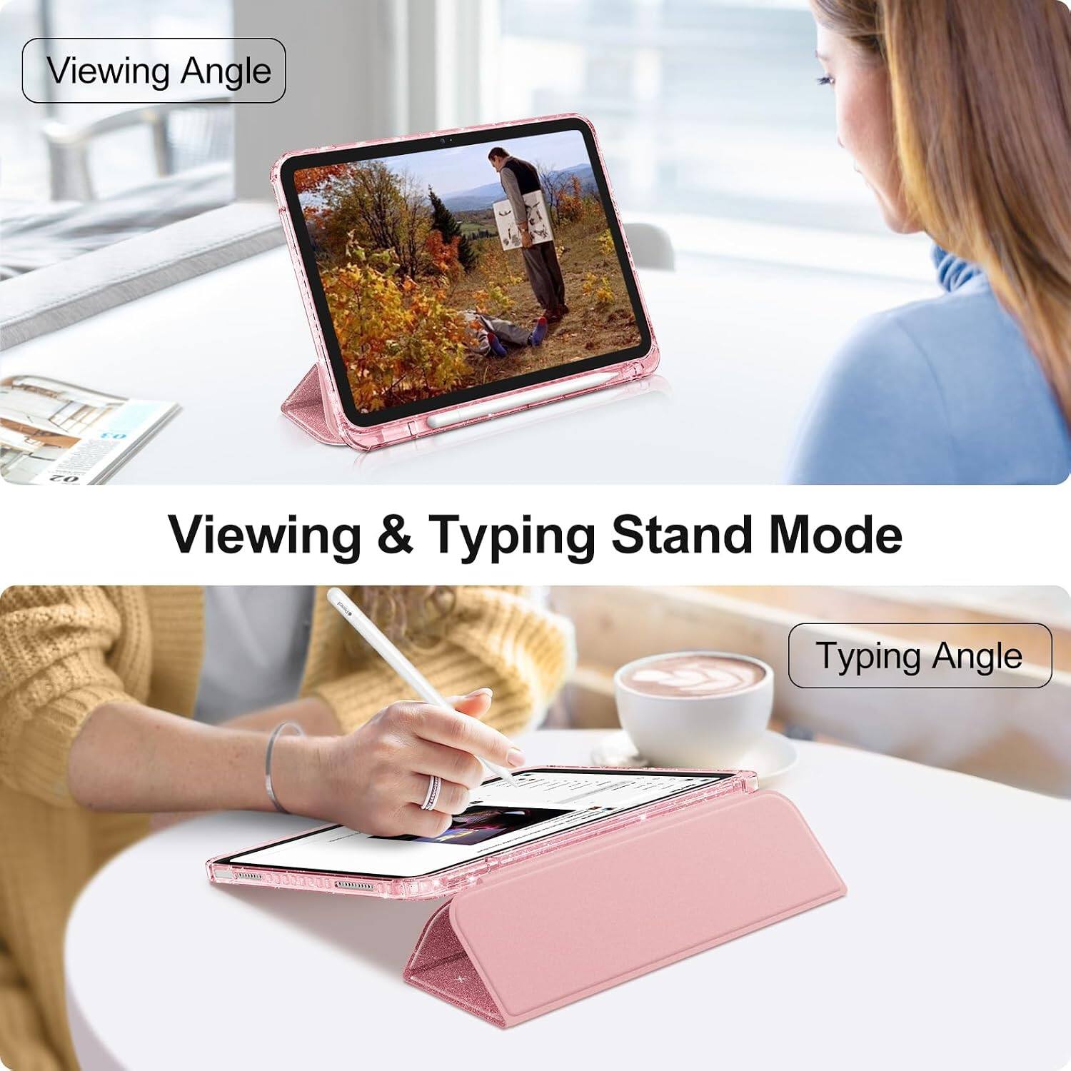 Viewing Angle

Viewing & Typing Stand Mode

Typing Angle