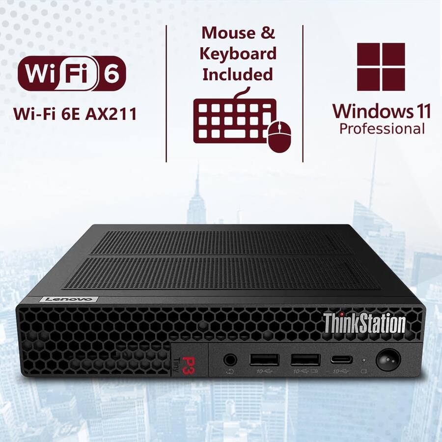 Lenovo ThinkStation P3 Tiny Workstation Desktop Intel Core i7 Lenovo ThinkStation P3 Tiny Workstation Desktop Intel Core i7