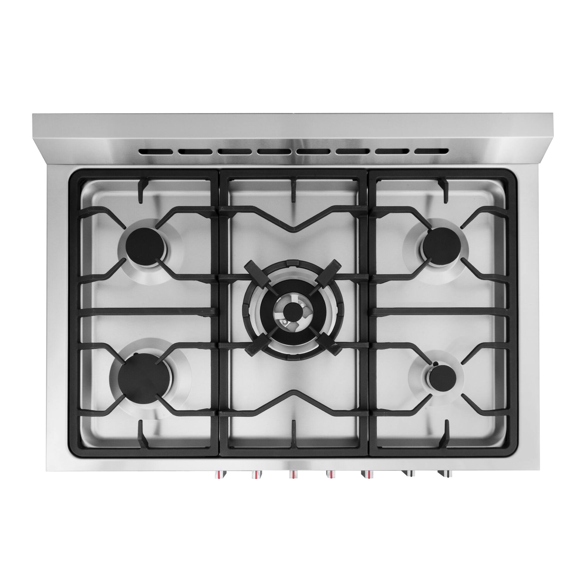 Alt View 7. COSMO - F965 36 in. Stellar Collection 3.8 cu. ft. Dual Fuel Range, 5 Sealed Burners, 8 Function Convection Oven - Stainless Steel.