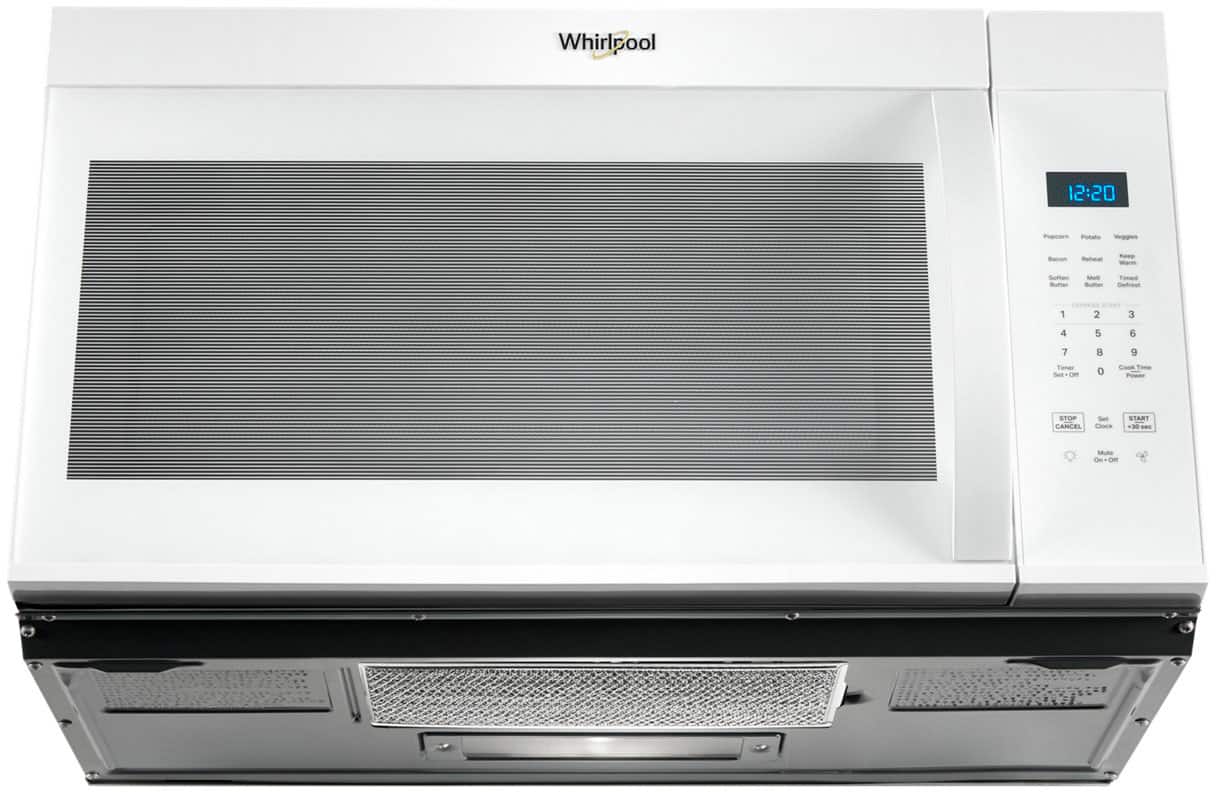 Whirlpool 12:20 Popoors mutato Veggies Bacon -atear Kamp - Soften - Mel mumar Tune C 1 2 3 4 5 6 7 9 ae Sat cm 0 Cook Time Power STOP CANCEL Sert Clock START -3 S.S Mute C Om A