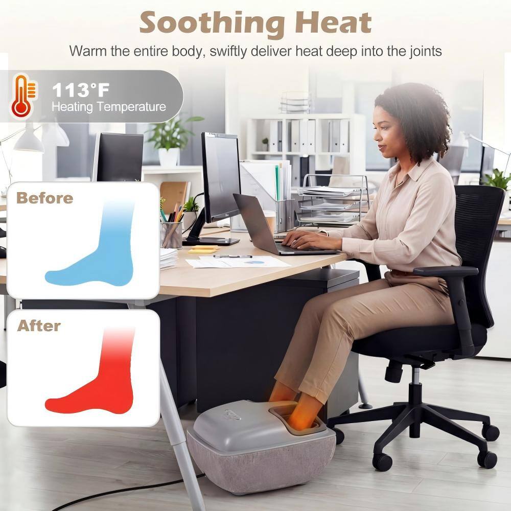 Soothing Heat  
Warm the entire body, swiftly deliver heat deep into the joints  

113°F Heating Temperature  

Before  
After