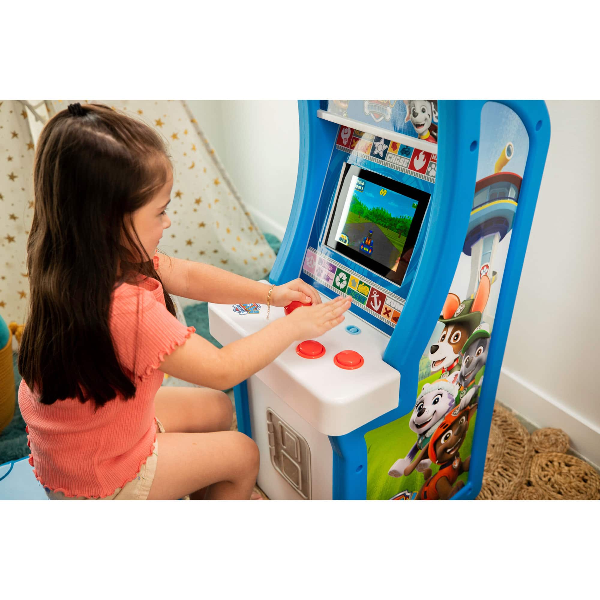 Best Buy Arcade1Up Paw Patrol Jr Arcade with Stool PAWJ01340