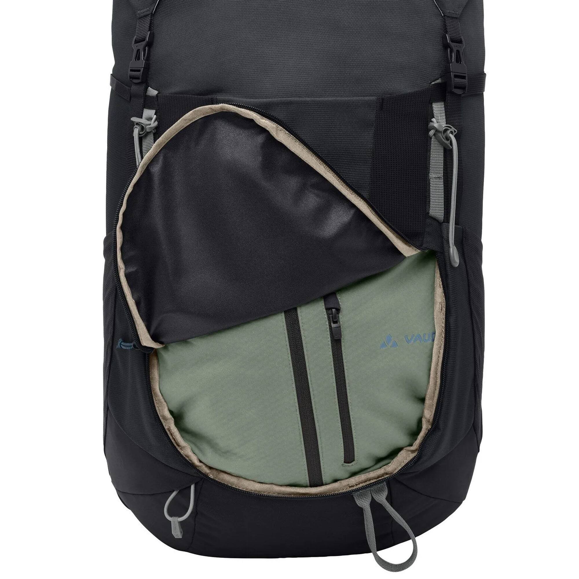 Alt View 4. VAUDE - Vaude Brenta 44+6 Hiking Backpack - Black - Black.