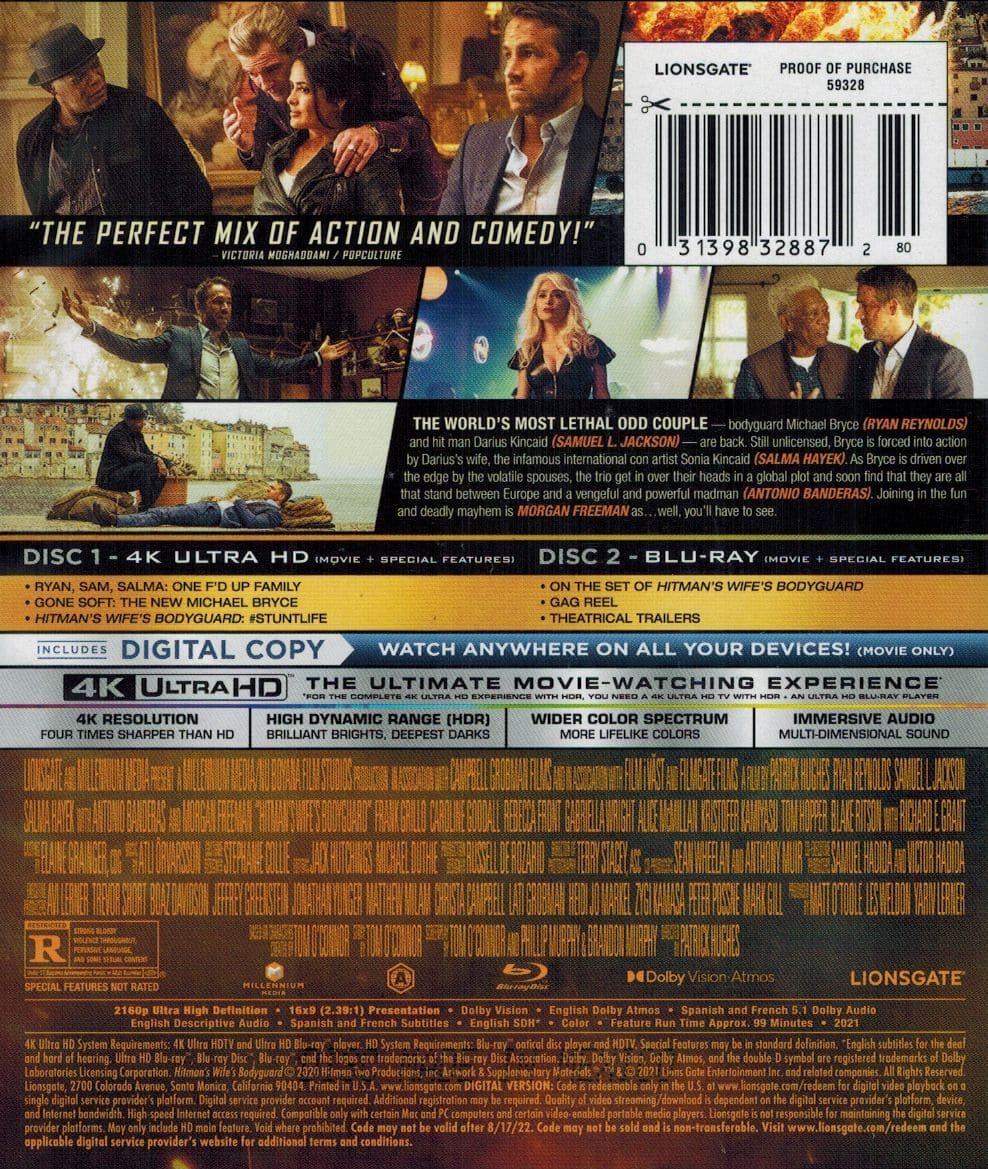 Alt View 1. Hitman's Wife's Bodyguard - 4K Blu-Ray.