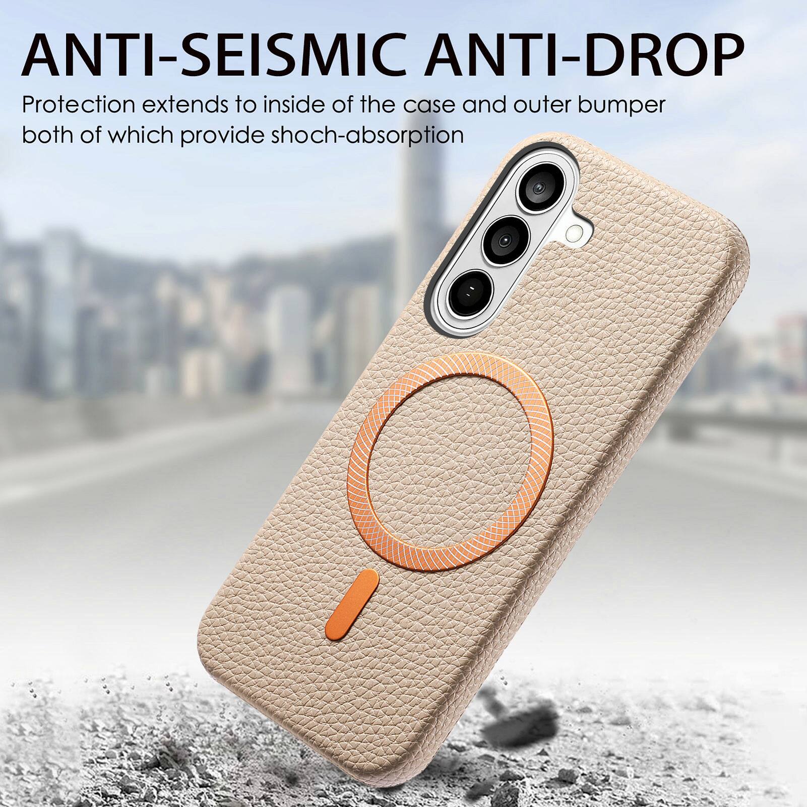 ANTI-SEISMIC ANTI-DROP  
Protection extends to inside of the case and outer bumper both of which provide shock-absorption
