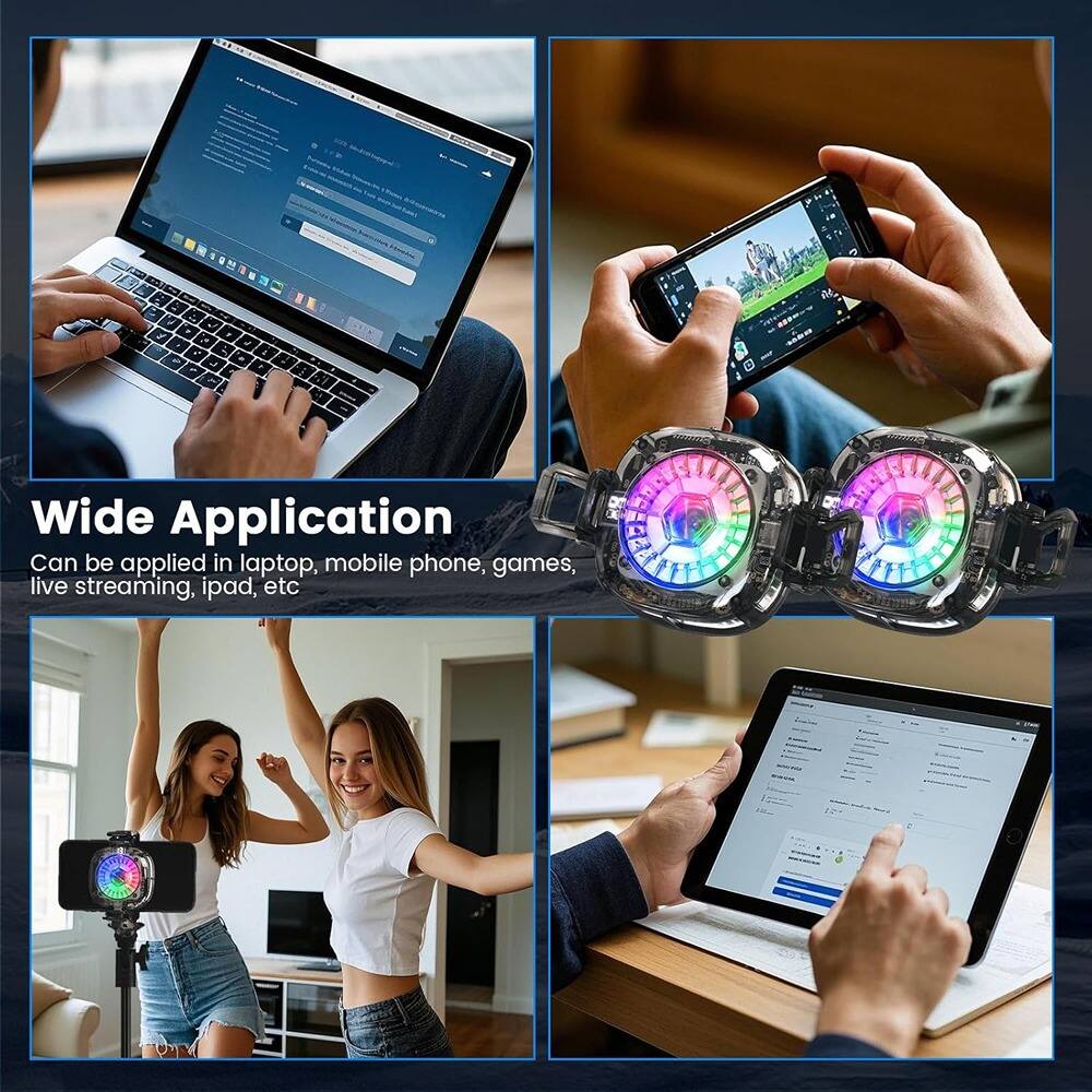 Wide Application  
Can be applied in laptop, mobile phone, games, live streaming, iPad, etc