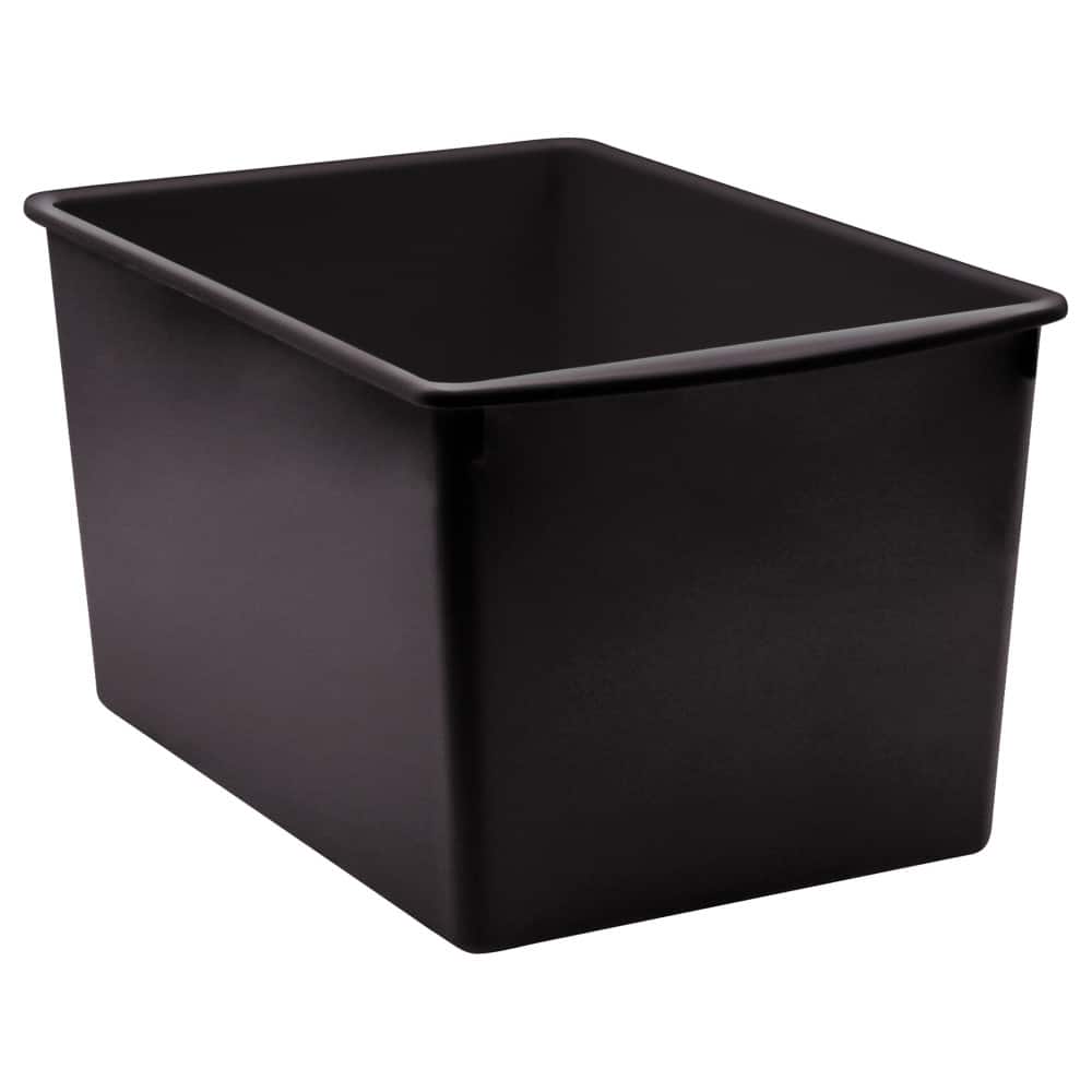 Teacher Created Resources - Black Plastic Multi-Purpose Bin