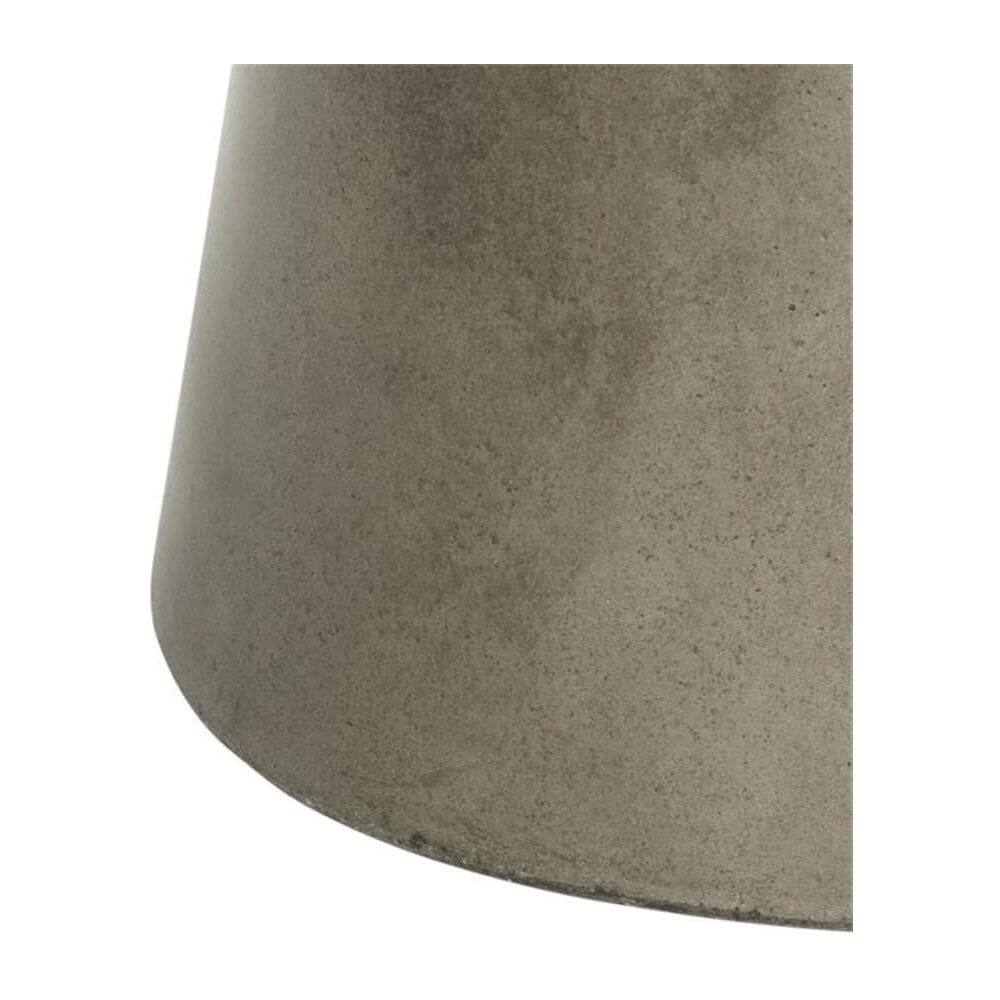 Left. Safavieh - Delfia Indoor/Outdoor Modern Concrete Round 27.56-Inch Dia Coffee Table - Gray.